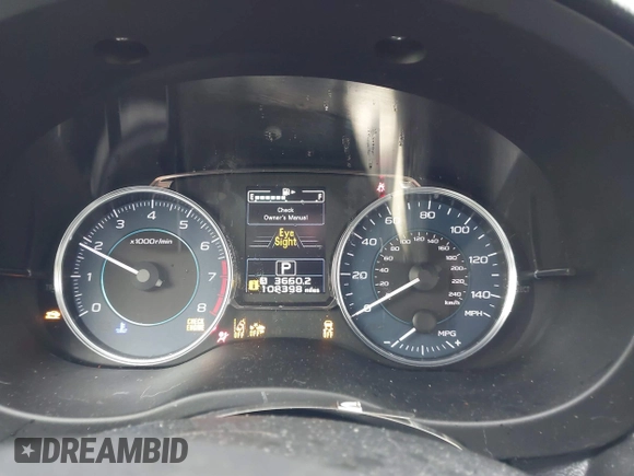 2015 Subaru Impreza Special Sports Limited с VIN JF1GPAZ64F8201696, выставлен на аукционе IAAI как лот 42206315 с пробегом 108 398 миль миль и . История ставок и продаж доступна на DreamBid. Изображение 7.