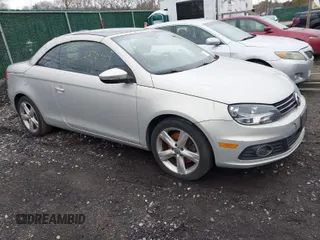 2012 Volkswagen Eos Lux with VIN WVWFW7AH0CV007026, listed as a IAAI auction lot 41740116 with 59,363 mi miles and . Bid and sale history available at DreamBid. Image 1.