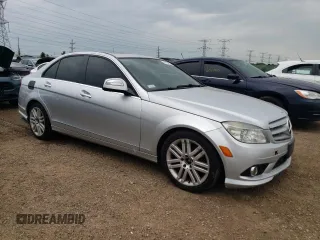 2009 Mercedes-Benz C 300 Sport with VIN WDDGF81X69F214529, listed as a Copart auction lot 61756915 with 135,184 mi miles and Clean title. Bid and sale history available at DreamBid. Image 4.
