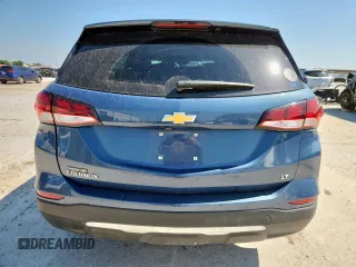 2024 Chevrolet Equinox LT with VIN 3GNAXKEG1RL228064, listed as a Copart auction lot 58274905 with 10,375 mi miles and Salvage title. Bid and sale history available at DreamBid. Image 6.