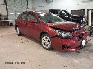 2018 Subaru Impreza Premium z VIN 4S3GTAB67J3744630, wystawiony jako IAAI lot #41576378 z przebiegiem 90 698 mil mil oraz . Historia ofert i sprzedaży dostępna na DreamBid. Obrazek 1.