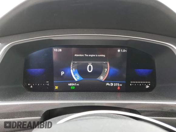 2023 Volkswagen Tiguan S with VIN 3VVRB7AX1PM046760, listed as a Copart auction lot 47740915 with 48,541 mi miles and Clean title. Bid and sale history available at DreamBid. Image 9.