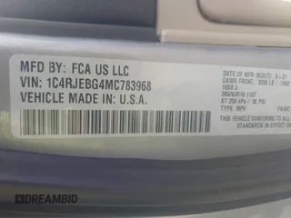 2021 Jeep Grand Cherokee 80th Anniversary с VIN 1C4RJEBG4MC783968, выставлен на аукционе IAAI как лот 42317612 с пробегом 87 675 миль миль и . История ставок и продаж доступна на DreamBid. Изображение 9.