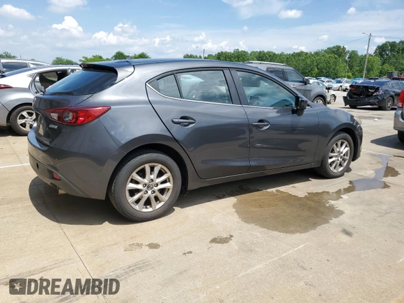 2015 Mazda 3 i Touring with VIN JM1BM1L74F1255247, listed as a Copart auction lot 60755455 with 102,554 mi miles and Salvage title. Bid and sale history available at DreamBid. Image 3.