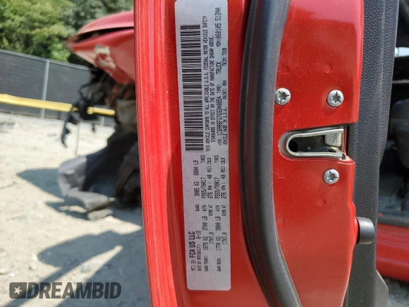 2016 Ram 1500 Tradesman with VIN 1C6RR6FG7GS340854, listed as a Copart auction lot 65628154 with Not provided miles and Salvage title. Bid and sale history available at DreamBid. Image 12.