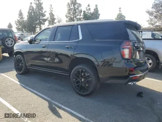2023 Chevrolet Tahoe Premier with VIN 1GNSKSKL8PR385892, listed as a Copart auction lot 86148444 with 12,865 mi miles and Salvage Title. Bid and sale history available at carsss.com. Image 2.