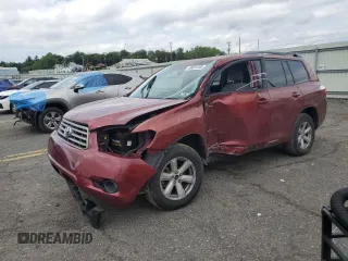 2010 Toyota Highlander z VIN 5TDBK3EH7AS019646, wystawiony jako Copart lot #59024105 z przebiegiem Nie podano mil oraz Szkoda całkowita • Salvage title. Historia ofert i sprzedaży dostępna na DreamBid. Obrazek 1.