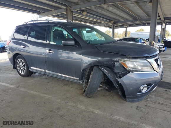 2014 Nissan Pathfinder SV with VIN 5N1AR2MM5EC633310, listed as a Copart auction lot 51056115 with 114,084 mi miles and Clean Title. Bid and sale history available at carsss.com. Image 4.