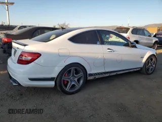 2015 Mercedes-Benz C-Class C 63 AMG with VIN WDDGJ7HB2FG367790, listed as a Copart auction lot 42777815 with 89,816 mi miles and Salvage Title. Bid and sale history available at carsss.com. Image 3.