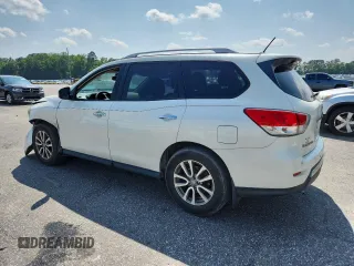 2016 Nissan Pathfinder S with VIN 5N1AR2MN8GC661680, listed as a Copart auction lot 59796815 with 162,104 mi miles and Salvage title. Bid and sale history available at DreamBid. Image 2.