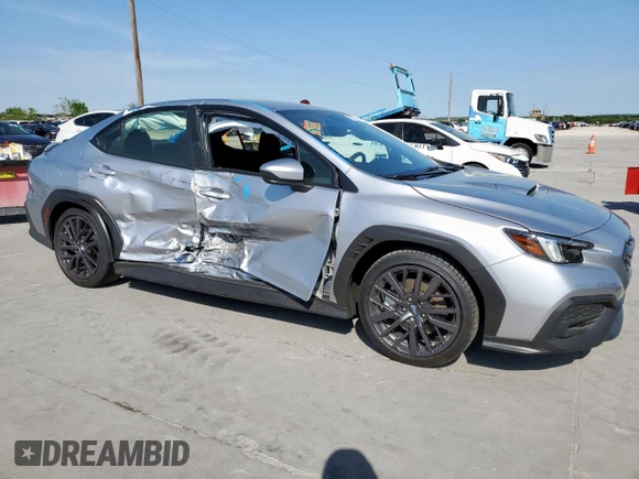 2024 Subaru WRX Premium with VIN JF1VBAH64R9809305, listed as a Copart auction lot 51213245 with 2,496 mi miles and Salvage title. Bid and sale history available at DreamBid. Image 4.