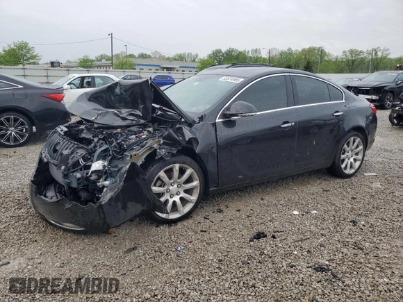 2012 Buick Regal Turbo Premium 3 with VIN 2G4GU5GV4C9144271, listed as a Copart auction lot 53874985 with 156,991 mi miles and Non repairable. Bid and sale history available at DreamBid. Image 1.