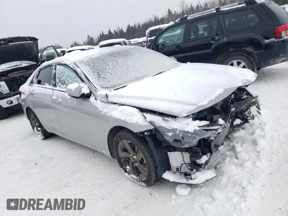 2023 Hyundai Elantra SEL with VIN KMHLM4AG0PU624285, listed as a Copart auction lot 84621304 with 38,113 mi miles and Salvage Title. Bid and sale history available at DreamBid. Image 4.