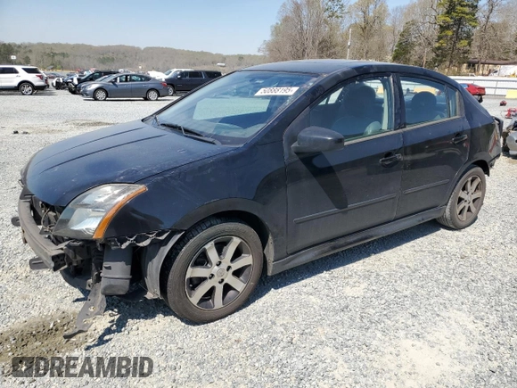 2012 Nissan Sentra SR with VIN 3N1AB6AP1CL631136, listed as a Copart auction lot 50888195 with 169,410 mi miles and Salvage Title. Bid and sale history available at DreamBid. Image 1.