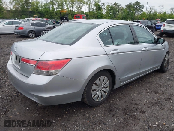 2011 Honda Accord LX with VIN 1HGCP2F38BA037222, listed as a IAAI auction lot 42202513 with 152,893 mi miles and . Bid and sale history available at DreamBid. Image 4.
