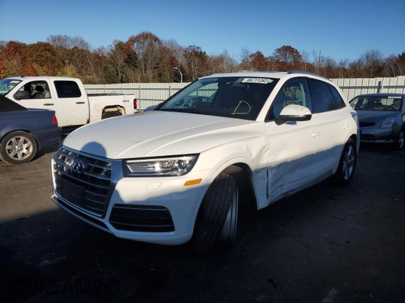 2018 Audi Q5 Premium with VIN WA1ANAFY3J2010272, listed as a Copart auction lot 66711262 with 65,409 mi miles. Bid and sale history available at carsss.com. Image 2.