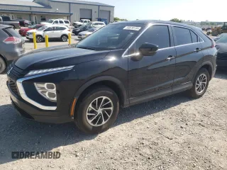 2023 Mitsubishi Eclipse Cross ES z VIN JA4ATUAA2PZ049792, wystawiony jako Copart lot #59976134 z przebiegiem 12 446 mil mil oraz Szkoda całkowita • Salvage title. Historia ofert i sprzedaży dostępna na DreamBid. Obrazek 1.