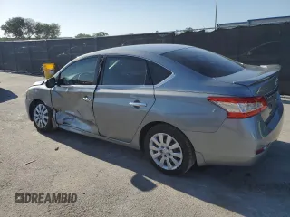 2014 Nissan Sentra S with VIN 3N1AB7AP1EL610344, listed as a Copart auction lot 52486695 with 51,630 mi miles and Non Repairable. Bid and sale history available at DreamBid. Image 2.