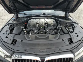 2016 BMW 7 Series 750i with VIN WBA7F0C53GGM20760, listed as a Copart auction lot 57230334 with 77,588 mi miles and Salvage Title. Bid and sale history available at carsss.com. Image 11.