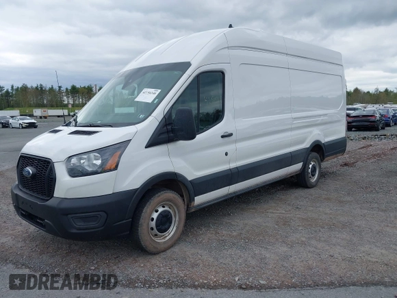 2022 Ford Transit Cargo with VIN 1FTBR3X85NKA74408, listed as a IAAI auction lot 42150248 with 88,887 mi miles and . Bid and sale history available at DreamBid. Image 2.