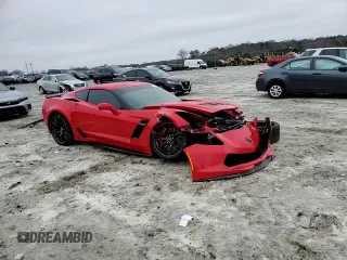 2019 Chevrolet Corvette Z06 2LZ with VIN 1G1YS2D68K5605762, listed as a Copart auction lot 85744714 with 6,485 mi miles and Salvage Title. Bid and sale history available at carsss.com. Image 10.