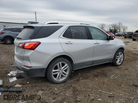 2019 Chevrolet Equinox Premier with VIN 2GNAXYEXXK6222972, listed as a Copart auction lot 43965575 with 51,249 mi miles and Salvage title. Bid and sale history available at DreamBid. Image 3.
