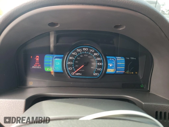 2010 Ford Fusion Hybrid with VIN 3FADP0L3XAR280889, listed as a Copart auction lot 54576705 with 95,203 mi miles and Salvage Title. Bid and sale history available at carsss.com. Image 9.