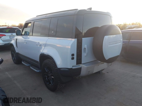 2021 Land Rover Defender SE with VIN SALEP7RU7M2042216, listed as a IAAI auction lot 41596950 with 80,456 mi miles and . Bid and sale history available at DreamBid. Image 3.