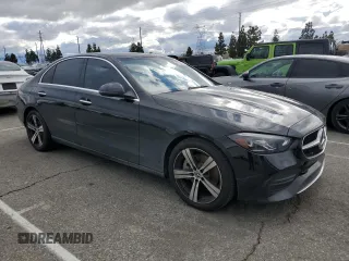 2023 Mercedes-Benz C 300 with VIN W1KAF4GB1PR071219, listed as a Copart auction lot 48556705 with 22,017 mi miles and Salvage Title. Bid and sale history available at carsss.com. Image 4.