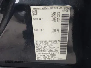 2016 Nissan Altima S with VIN 1N4AL3AP4GN344572, listed as a IAAI auction lot 42047459 with 129,336 mi miles and . Bid and sale history available at carsss.com. Image 9.