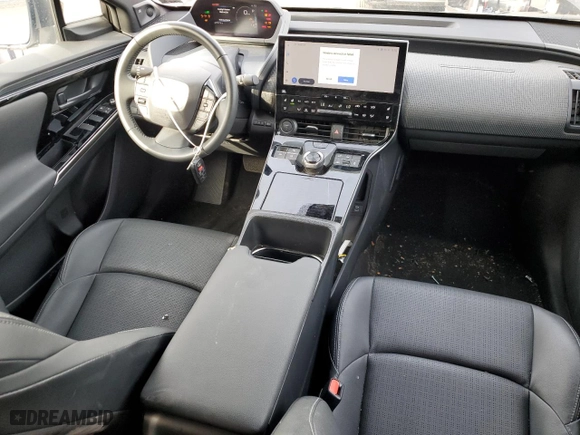 2023 Toyota bZ4X XLE with VIN JTMABACA7PA014622, listed as a Copart auction lot 72245844 with 23,976 mi miles and Salvage Title. Bid and sale history available at carsss.com. Image 8.