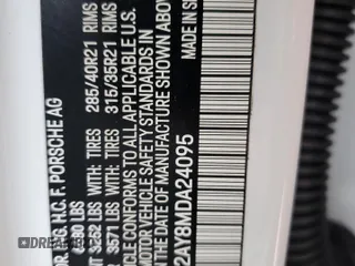 2021 Porsche Cayenne E-Hybrid Hybrid z VIN WP1AE2AY8MDA24095, wystawiony jako Copart lot #73733544 z przebiegiem 36 913 mil mil oraz Szkoda całkowita • Salvage title. Historia ofert i sprzedaży dostępna na DreamBid. Obrazek 13.