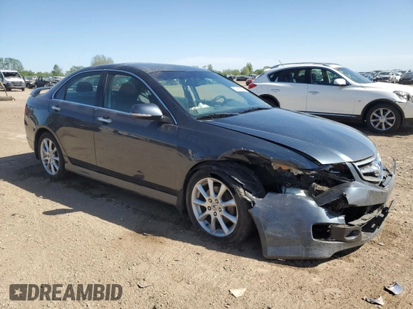 2006 Acura TSX z VIN JH4CL96826C007558, wystawiony jako Copart lot #57460605 z przebiegiem 159 808 mil mil oraz Szkoda całkowita • Salvage title. Historia ofert i sprzedaży dostępna na DreamBid. Obrazek 4.