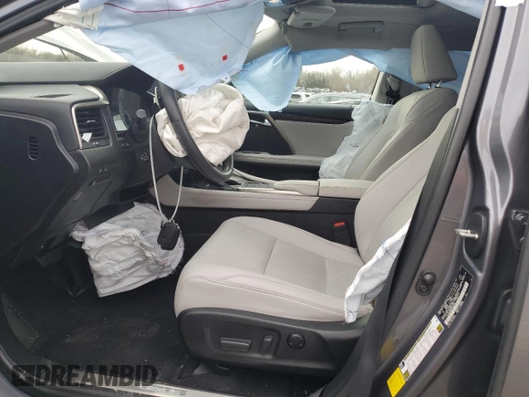 2022 Lexus RX with VIN 2T2HZMDA1NC331083, listed as a Copart auction lot 50925065 with 27,749 mi miles and Salvage Title. Bid and sale history available at carsss.com. Image 7.
