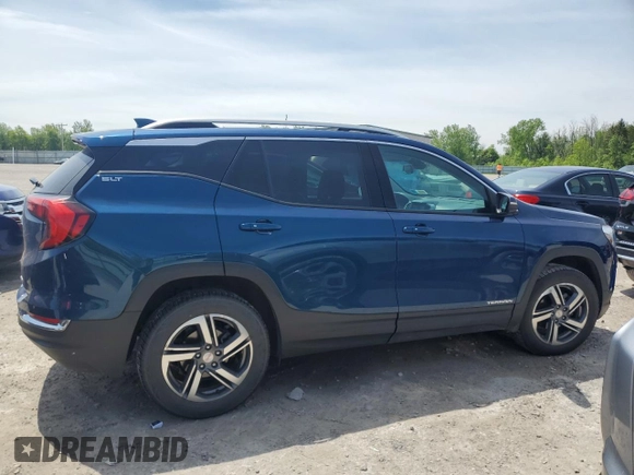 2020 GMC Terrain SLT with VIN 3GKALVEV0LL308813, listed as a Copart auction lot 58926985 with 77,826 mi miles and Salvage title. Bid and sale history available at DreamBid. Image 3.