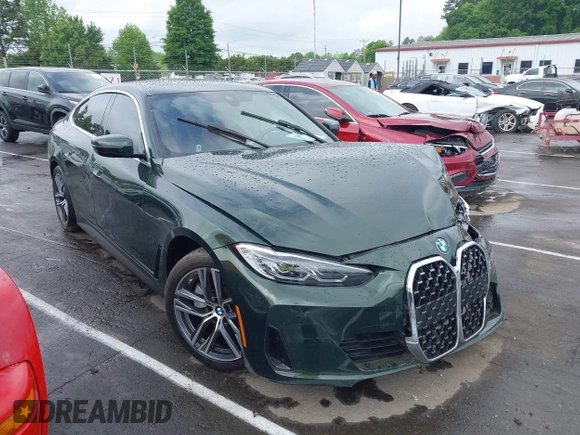 2023 BMW 4 Series 430i z VIN WBA63AV09PFN78926, wystawiony jako IAAI lot #42098820 z przebiegiem Nie podano mil oraz . Historia ofert i sprzedaży dostępna na DreamBid. Obrazek 1.