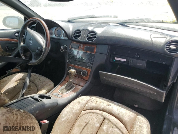 2008 Mercedes-Benz CLK-Class 3.5L with VIN WDBTK56F28F251092, listed as a Copart auction lot 75079744 with 0 mi miles and Salvage Title. Bid and sale history available at carsss.com. Image 8.