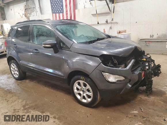 2020 Ford EcoSport SE with VIN MAJ6S3GL4LC325958, listed as a Copart auction lot 60708034 with 37,246 mi miles and Salvage Title. Bid and sale history available at carsss.com. Image 4.