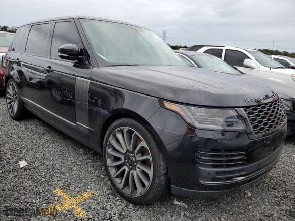 2021 Land Rover Range Rover with VIN SALGS5SE6MA440585, listed as a Copart auction lot 74560844 with 0 mi miles and Non Repairable. Bid and sale history available at carsss.com. Image 4.