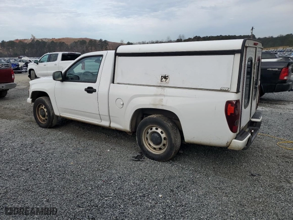 2012 Chevrolet Colorado Work Truck with VIN 1GCCSBFE3C8143424, listed as a Copart auction lot 89362185 with 0 mi miles and Salvage Title. Bid and sale history available at carsss.com. Image 2.