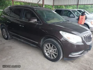 2015 Buick Enclave Leather with VIN 5GAKRBKD7FJ279221, listed as a IAAI auction lot 42115162 with 56,247 mi miles. Bid and sale history available at carsss.com. Image 1.
