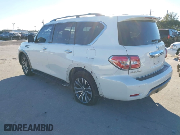 2020 Nissan Armada SL with VIN JN8AY2ND0L9111866, listed as a IAAI auction lot 41304192 with 70,367 mi miles. Bid and sale history available at carsss.com. Image 3.