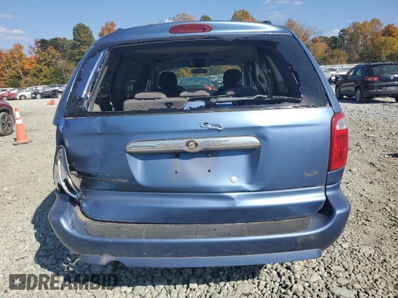 2007 Chrysler Town & Country LWB LX with VIN 2A4GP44R97R301757, listed as a Copart auction lot 77802724 with 222,861 mi miles and Salvage Title. Bid and sale history available at carsss.com. Image 6.