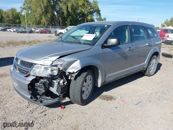 2015 Dodge Journey American Value Pkg with VIN 3C4PDCAB6FT700248, listed as a IAAI auction lot 40521023 with 82,629 mi miles. Bid and sale history available at carsss.com. Image 17.