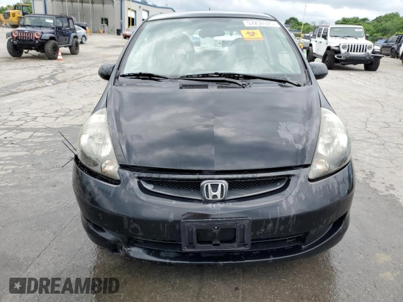 2008 Honda Fit with VIN JHMGD38458S004152, listed as a Copart auction lot 57236925 with 154,411 mi miles and Salvage title. Bid and sale history available at DreamBid. Image 5.