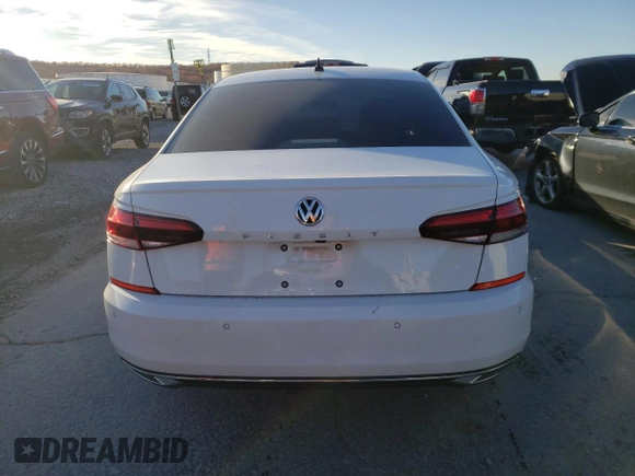 2020 Volkswagen Passat 2.0T SEL with VIN 1VWCA7A3XLC025595, listed as a Copart auction lot 69434832 with 26,258 mi miles. Bid and sale history available at carsss.com. Image 6.