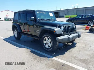 2017 Jeep Wrangler Unlimited Sport with VIN 1C4BJWDG7HL544974, listed as a IAAI auction lot 42603521 with 96,878 mi miles and . Bid and sale history available at DreamBid. Image 1.