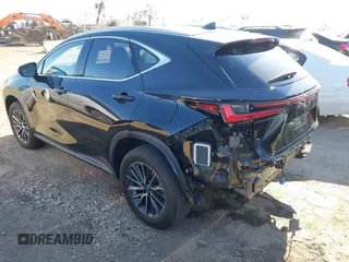 2022 Lexus NX with VIN JTJGKCEZ3N2004456, listed as a IAAI auction lot 41862374 with 27,634 mi miles. Bid and sale history available at carsss.com. Image 3.