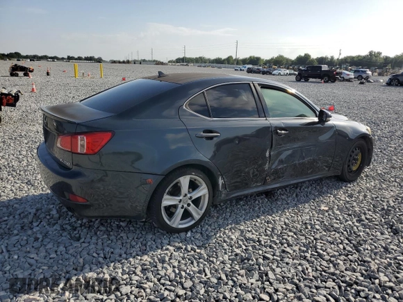 2011 Lexus IS 250 with VIN JTHBF5C24B5138890, listed as a Copart auction lot 55351905 with 263,022 mi miles and Salvage Title. Bid and sale history available at DreamBid. Image 3.