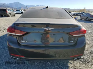 2017 Genesis G80 3.8L with VIN KMHGN4JEXHU168827, listed as a Copart auction lot 80315794 with 46,607 mi miles and Salvage Title. Bid and sale history available at carsss.com. Image 6.